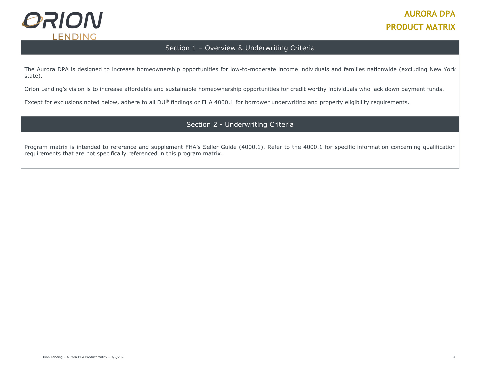 Aurora Down Payment Assistance Program - Page 5