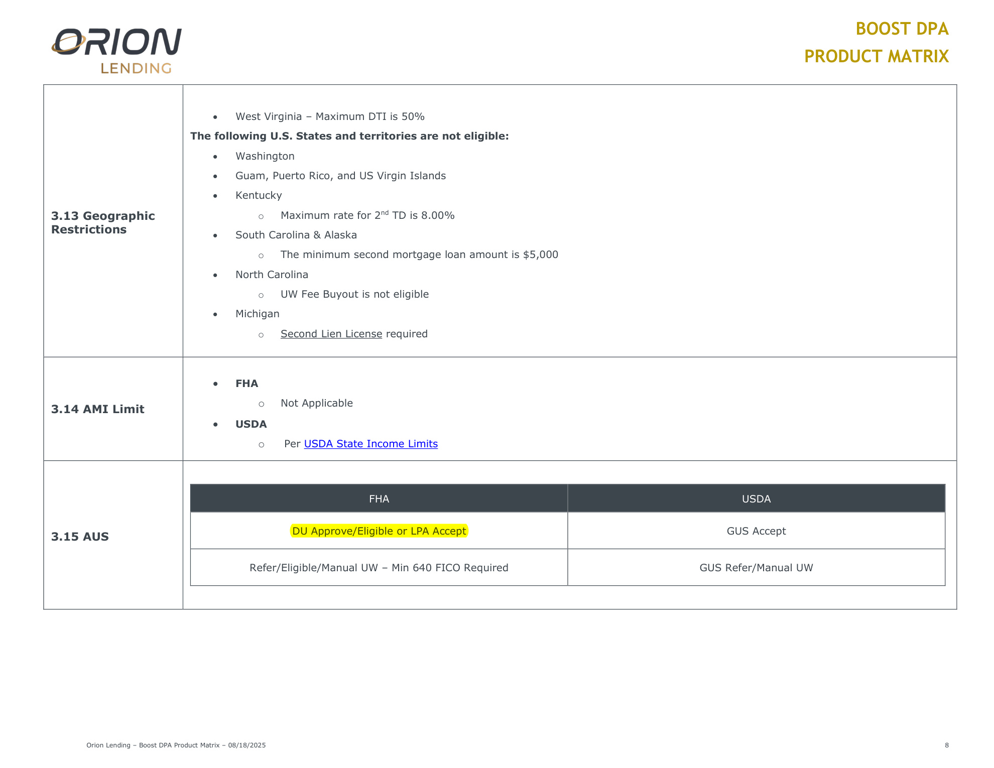 Boost Down Payment Assistance Program - Page 9