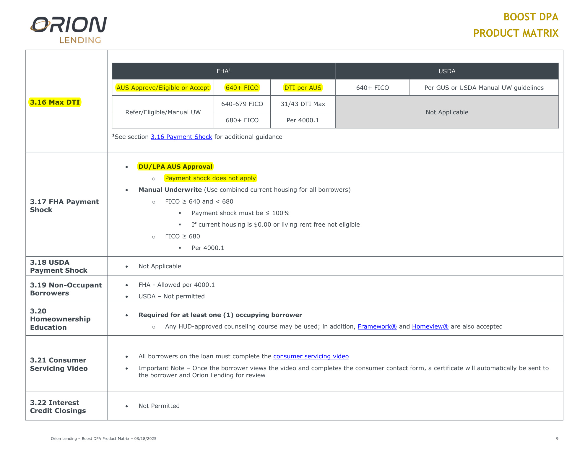 Boost Down Payment Assistance Program - Page 10