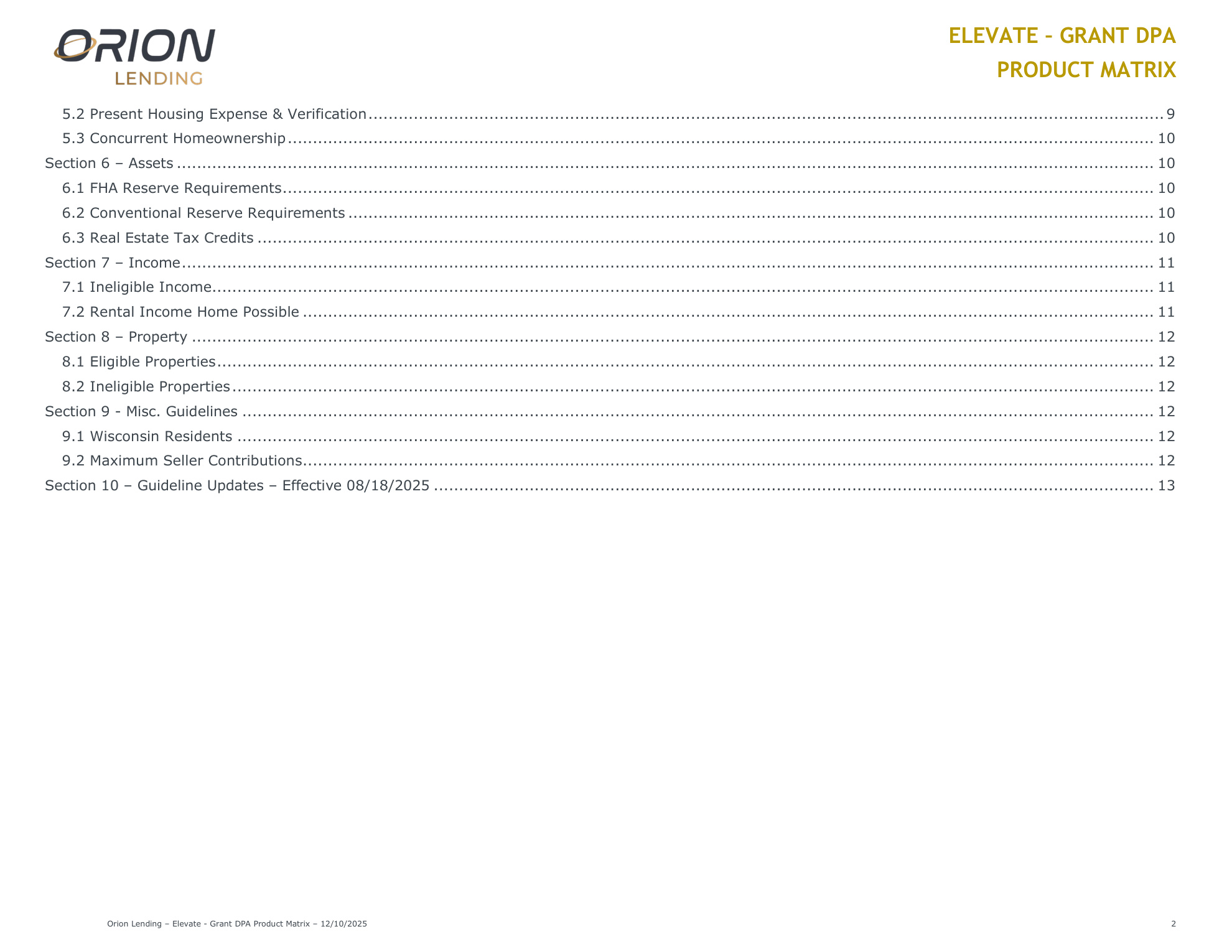 Elevate Down Payment Assistance Program - Page 3