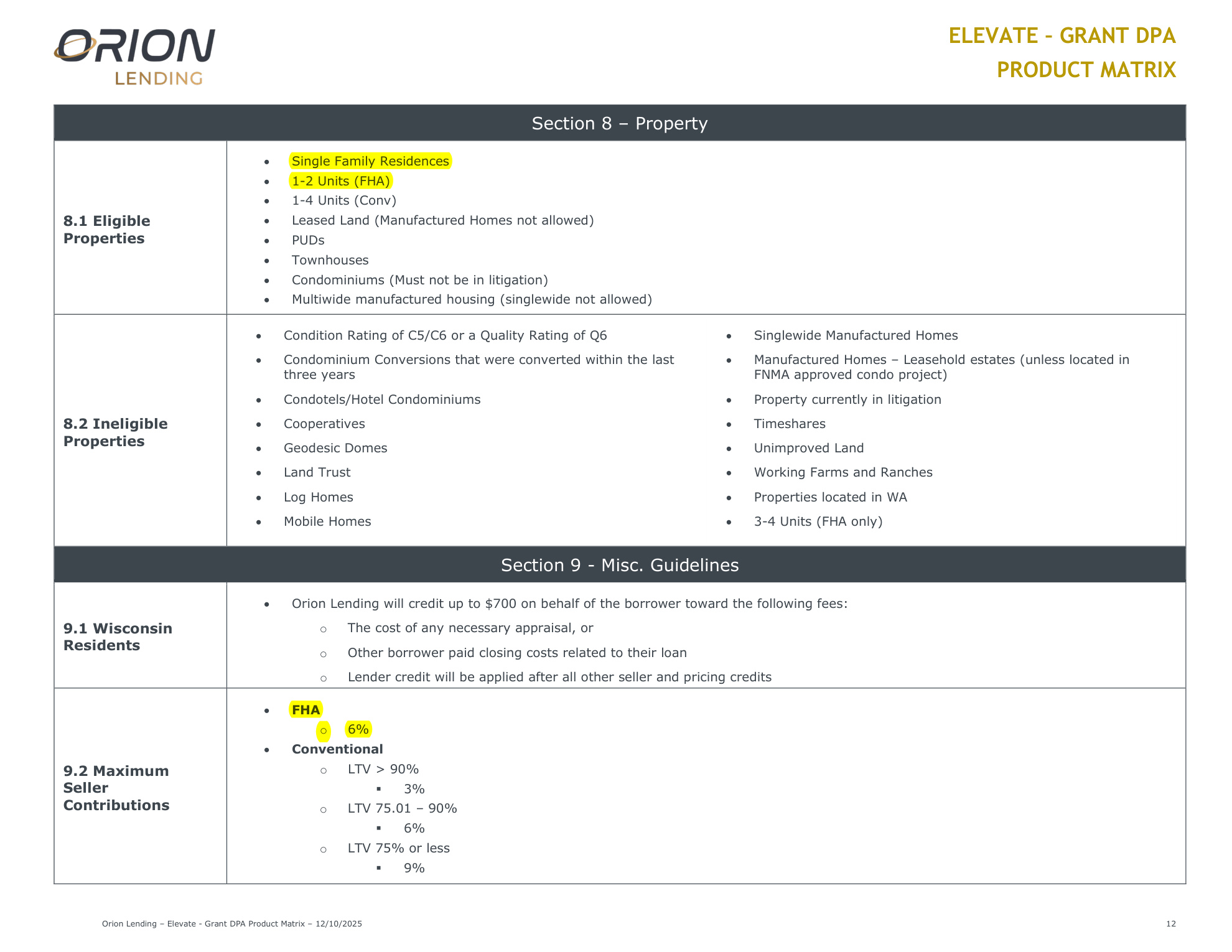 Elevate Down Payment Assistance Program - Page 13